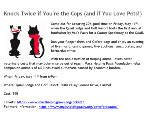 Copywriting example: event promotion