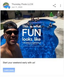 Sample Google My Business Post