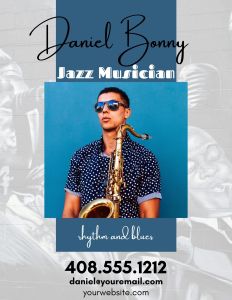 Digital Business Card for a Musician